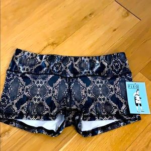 Fleo snake skin shorts